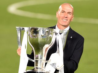Zinedine Zidane vuelto loco con el título de Real Madrid: "Sí, sí ...