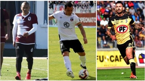 Mauricio Pinilla, Humberto Suazo y Esteban Paredes suman 114 años de edad entre los tres.