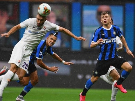 En vivo: Inter y Fiorentina igualan en un apretado partido