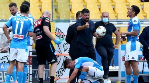 Napoli no viene bien en los últimos partidos de la Serie A