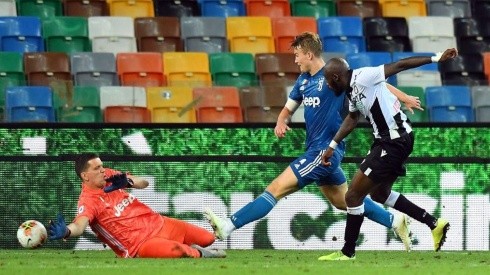 Juventus no pudo con Udinese, porque cayó con un gol en los descuentos