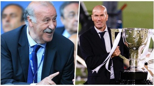 Del Bosque dice que por títulos Zidane es el mejor técnico del mundo.