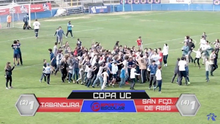 En la Copa UC del 2019 el Colegio San Francisco de Asís se impuso en definición a penales.