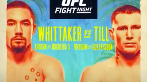 Robert Whittaker y Darren Till protagonizan la estelar del UFC Fight Island 3