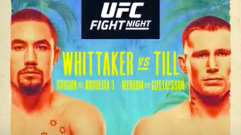 Robert Whittaker y Darren Till animan la estelar del UFC Fight Island 3
