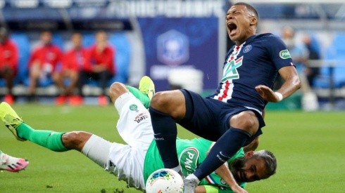 Kylian Mbappé sufrió una grave lesión en la final de la Copa de Francia