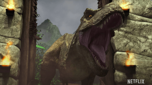 El infaltable T-Rex también marcará presencia en "Jurassic World: Campamento Cretácico".