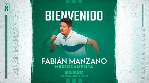 Fabián Manzano parte a Uruguay