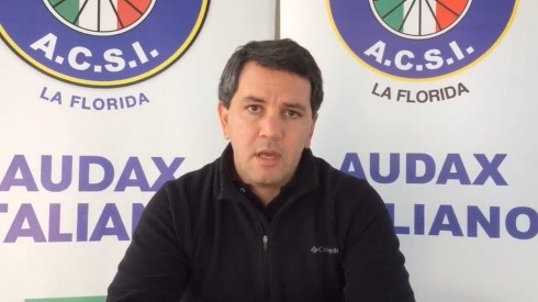 Lorenzo Antillo, presidente de Audax Italiano.