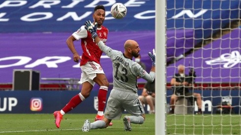 Aubameyang marcó un golazo para Arsenal