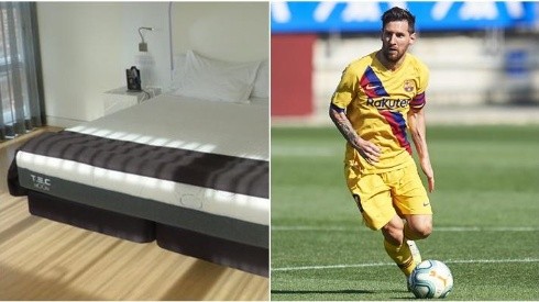 El artillero del Barça habría desembolsado 1.000 euros por cada colchón anti viral para él y su familia.