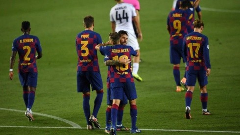 El argentino marcó un golazo para dar tranquilidad al Barcelona.