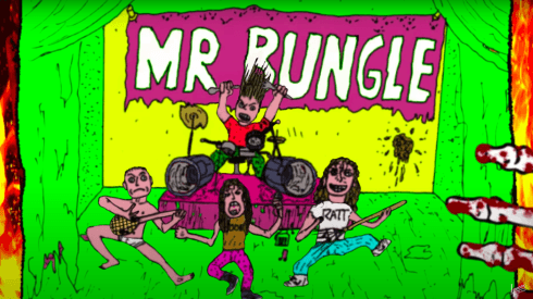 Mr. Bungle presentó la canción "Raping Your Mind" junto con este anuncio.