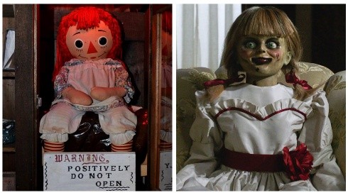 Annabelle, la muñeca real y la versión cinematográfica de la saga "El Conjuro".