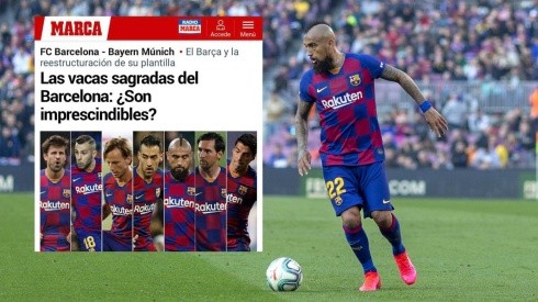 Arturo Vidal aparece en una lista de jugadores que puede salir del Barça