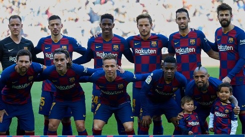 Formación del Barcelona 2019-2020