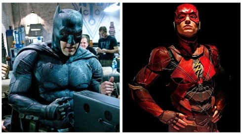 El Batman de Ben Affleck junto a The Flash de Ezra Miller.