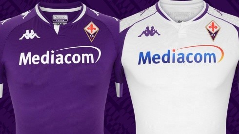 Las nuevas camisetas de la Fiorentina.