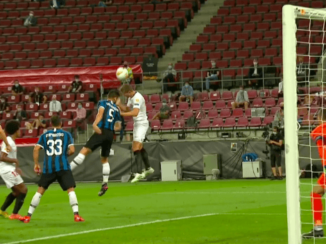 Video: Luuk de Jong pone en ventaja al Sevilla con un golazo