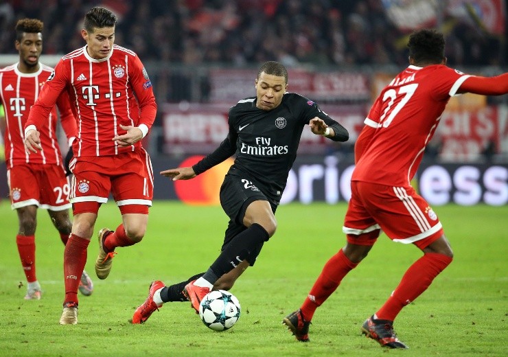 Parte del encuentro que PSG y Bayern Múnich disputaron el 5 de diciembre del 2017, por el cierre de la fase de grupos de la Champions League de esa temporada.