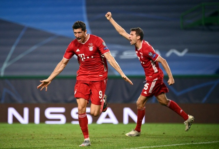 Lewandowski amenaza el récord goleador de Cristiano Ronaldo en una temporada de la Champions League.