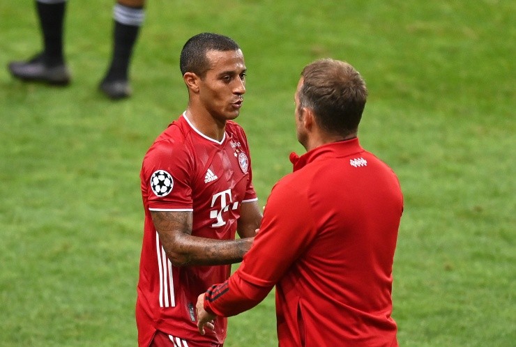Thiago Alcántara se ha convertido en una pieza fundamental del mediocampo del Bayern Múnich en la Champions League.