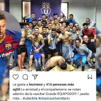 Cuando Lio Messi &quot;celebró&quot; y dio like a la U