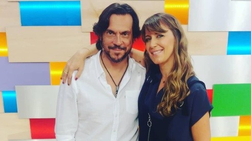 Carola Urrejola y Mauricio Jürgensen en el matinal de Canal 13.