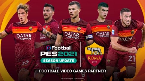 AS Roma ficha en exclusiva con Konami para eFootball PES 2021