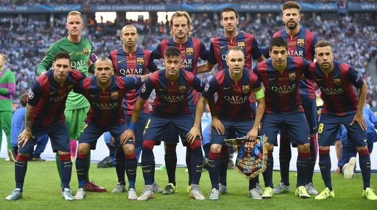Messi, Piqué y Busquets son los tres sobrevivientes del Barcelona que ganó la última Champions League. Foto: Agencia Uno