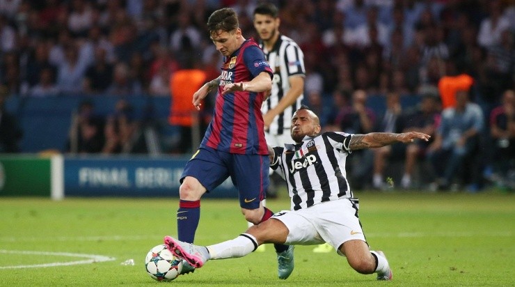 Lionel Messi ha ganado cuatro Champions League, la última ante la Juventus de Arturo Vidal. Foto: Agencia Uno