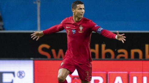 Cristiano Ronaldo y su doblete con Portugal ante Suecia.