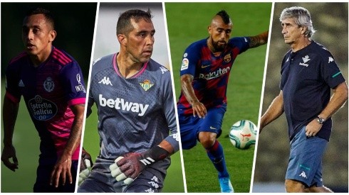 Cuatro chilenos serán protagonistas en la liga española.