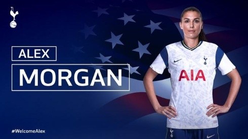 Alex Morgan es nuevo refuerzo del Tottenham femenino