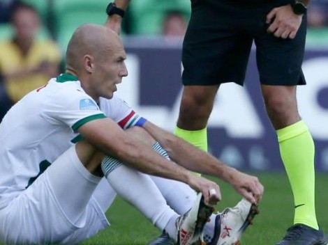 Robben se lesiona en su primer partido tras volver del retiro