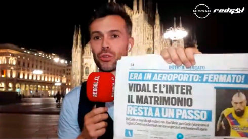 Enzo Olivera, corresponsal de RedGol, ya está en Milán a espera del fichaje de Vidal en el Inter.