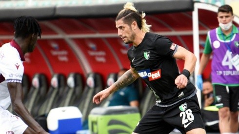 Ángelo Sagal y el Denizlispor empataron contra Trabzonspor.