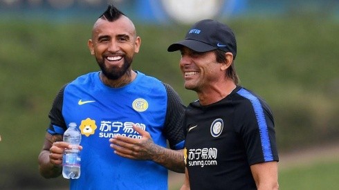 Antonio Conte está feliz por la llegada de Arturo Vidal a Inter