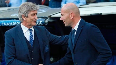 Manuel Pellegrini y Zinedine Zidane ya se cruzaron
