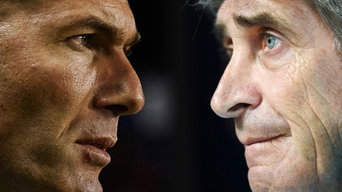 Dos grandes entrenadores, Zinedine Zidane y Manuel Pellegrini, se verán las caras este sábado en el duelo Betis-Real Madrid