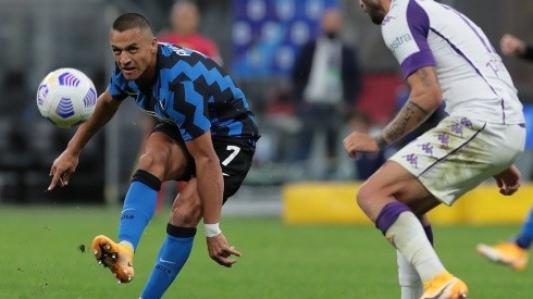 Alexis Sánchez fue destacado como el mejor jugador del partido que Inter le ganó a Fiorentina por Serie A