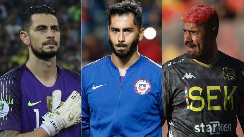 Gabriel Arias, Johnny Herrera y Diego Sánchez asoman como principales alternativas para reemplazar a Claudio Bravo en la selección chilena