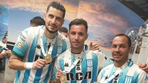 Gabriel Arias, Eugenio Mena y Marcelo Díaz, los chilenos de Racing
