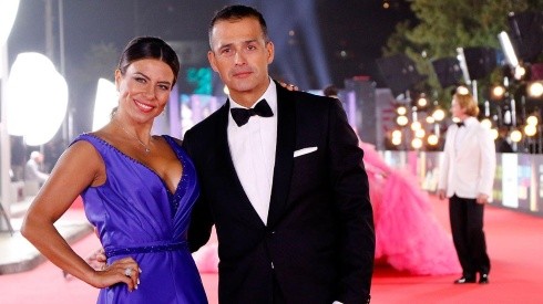 Iván Núñez y Marlene de la Fuente en la gala de Viña | Foto: Agencia Uno
