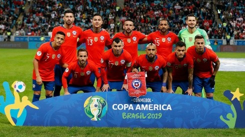 Formación de Chile en la última Copa América
