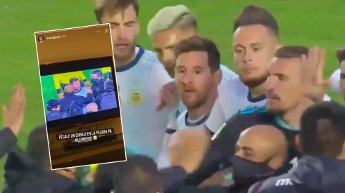 Agüero apoyó a Messi en plena pelea con Bolivia