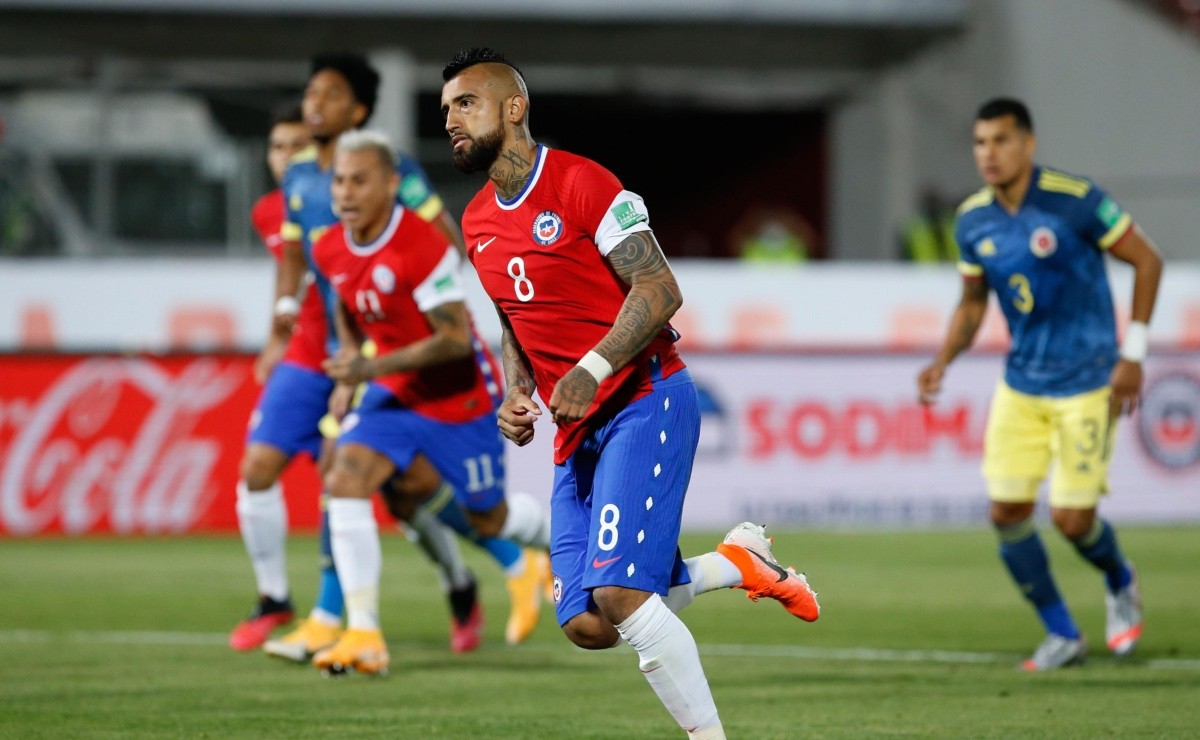 Resultado Chile empató con Colombia en el Nacional con goles de Arturo