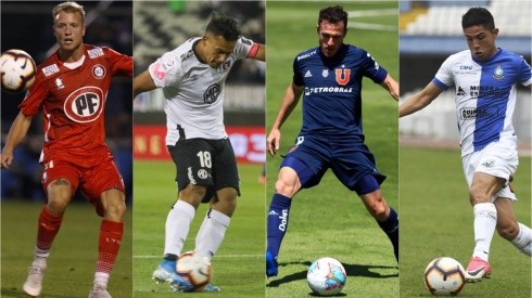 Thomas Rodríguez, Iván Morales, Ángelo Henríquez y Felipe Flores son parte del granado grupo de jugadores que pueden cambiarse de equipo para la segunda rueda del Campeonato Nacional