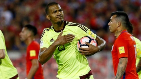 Salomón Rondón podrá estar casi con seguridad en el encuentro entre Venezuela y Chile, el próximo 17 de noviembre por Eliminatorias Qatar 2022