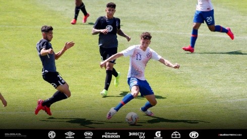 Colo Colo y la sub 20 de Chile disputan amistoso en el Estadio Monumental